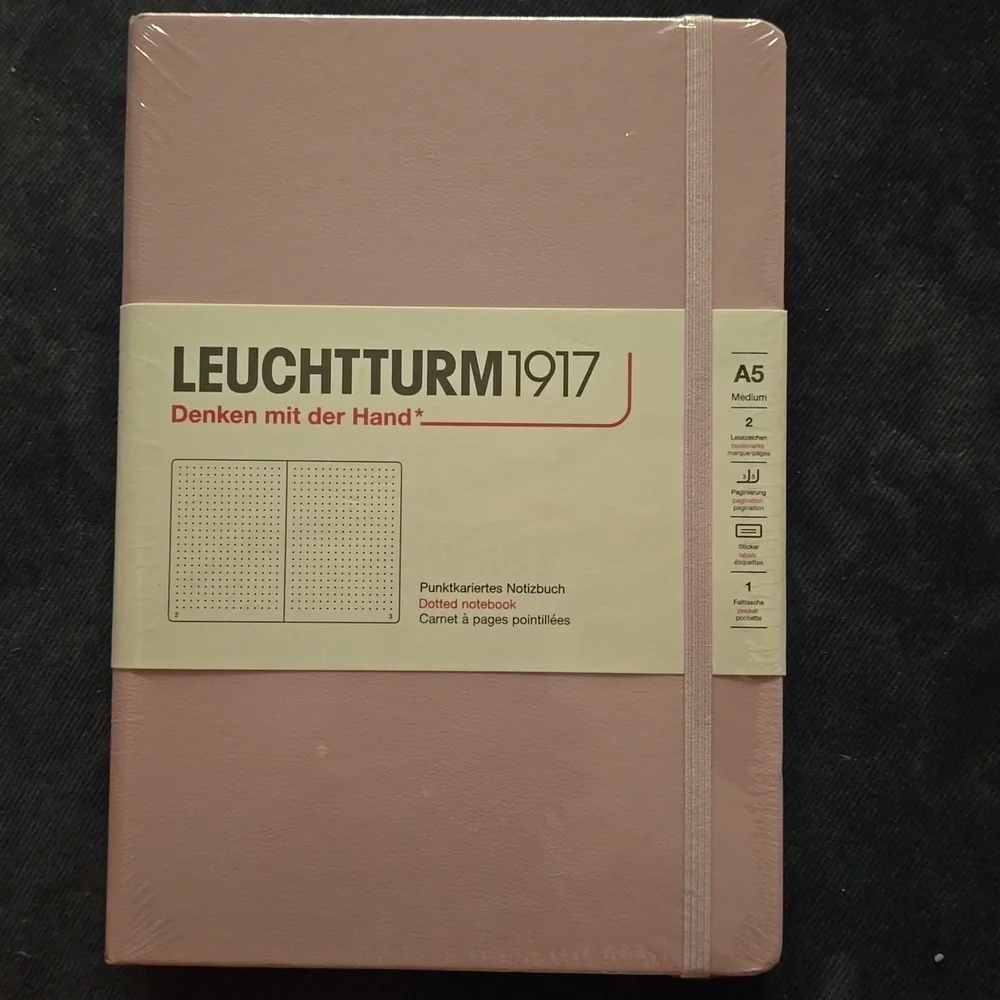❤️BUY 5 GET 3 FREE  Notebook Medium (A5) Hardcover, 251 numbered pages, dotted
